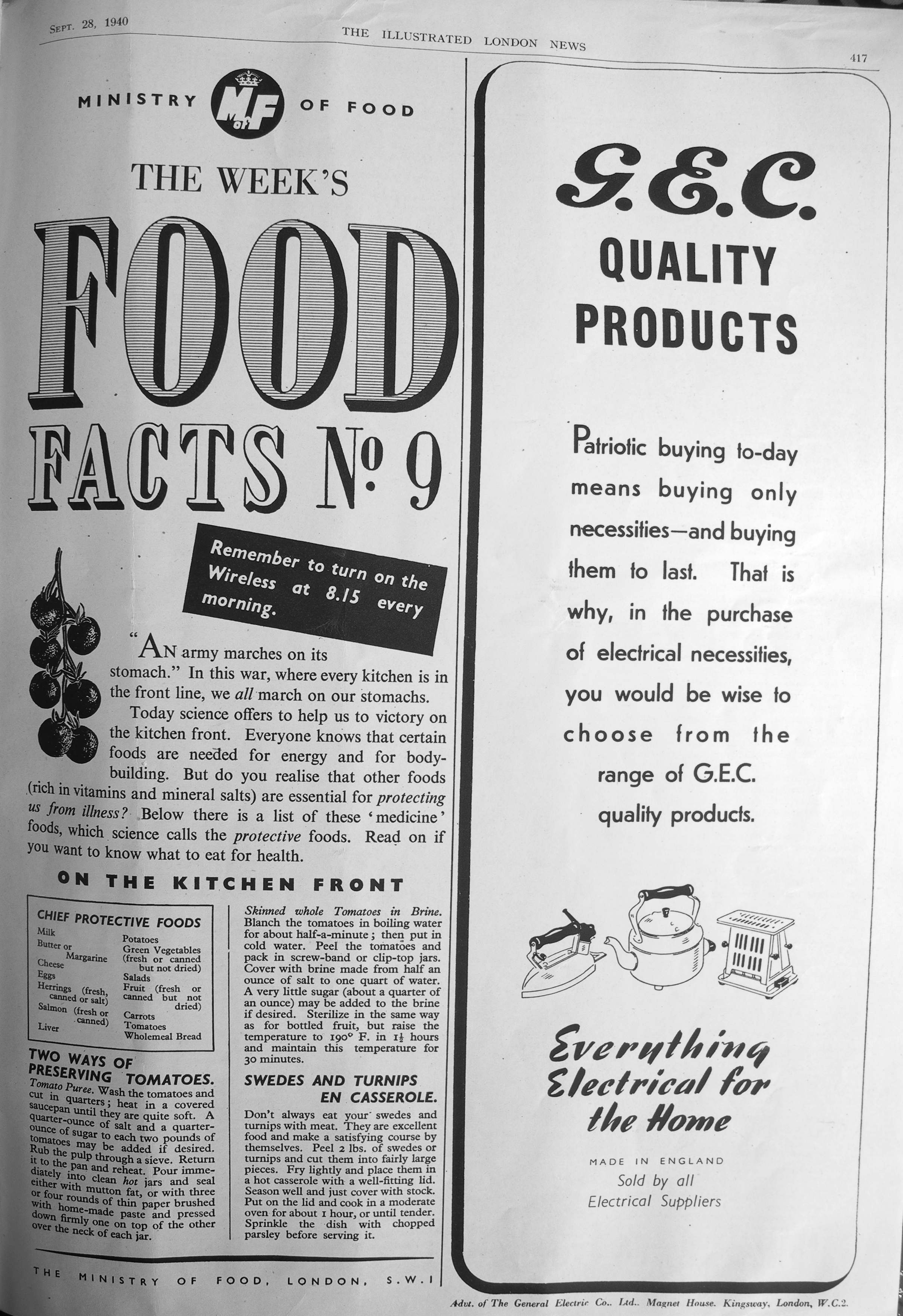 food facts 9